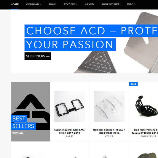 New ACD Racing Parts Website - It's finally here!